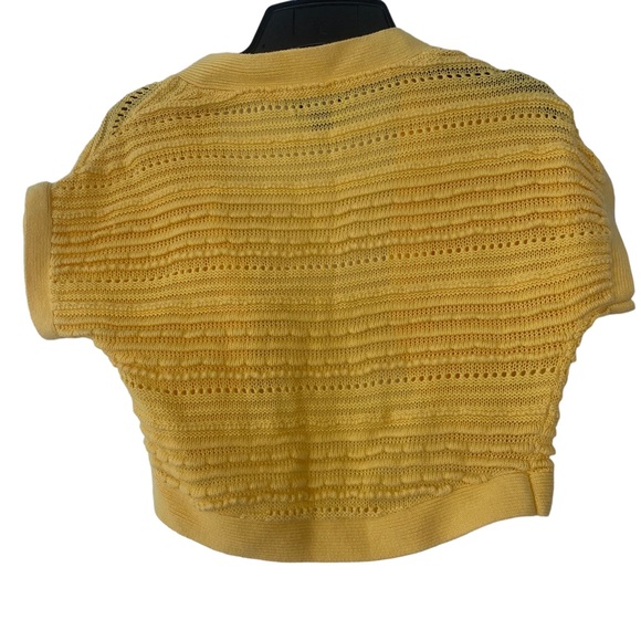 GAP Yellow Bolero Crochet Top - Girls Size 6-7 Years Old - Picture 3 of 4